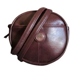Vintage Brown Mini Camera Bag Crossbody Richard Bernardi